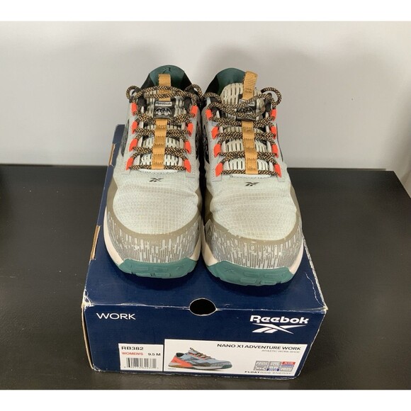 Reebok Nano X1 Adventure - RB382 Women's 9.5 Work Shoe - Slate Blue and Salmon - Picture 2 of 8